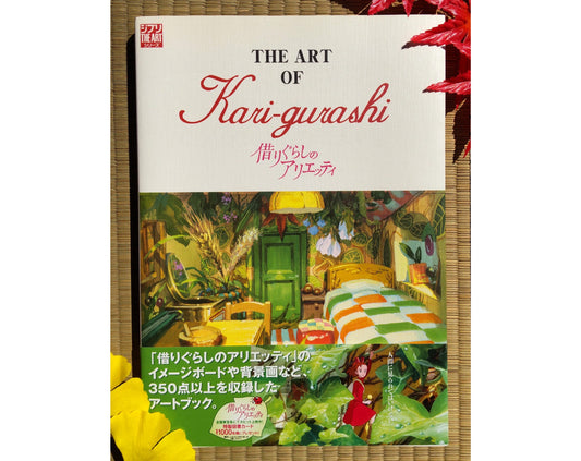 Vintage* Original Ghibli Arrietty Artbook • The Secret World of Arrietty Kari-Gurashi Painting Art Book • Anime Studio Ghibli Gift