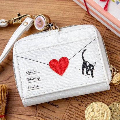 Original Ghibli Jiji Pouch/Clutch • Kikis Delivery Case/Cosmetic Bag/Wallet/Makeup Bag/Purse • Anime Studio Ghibli Gift