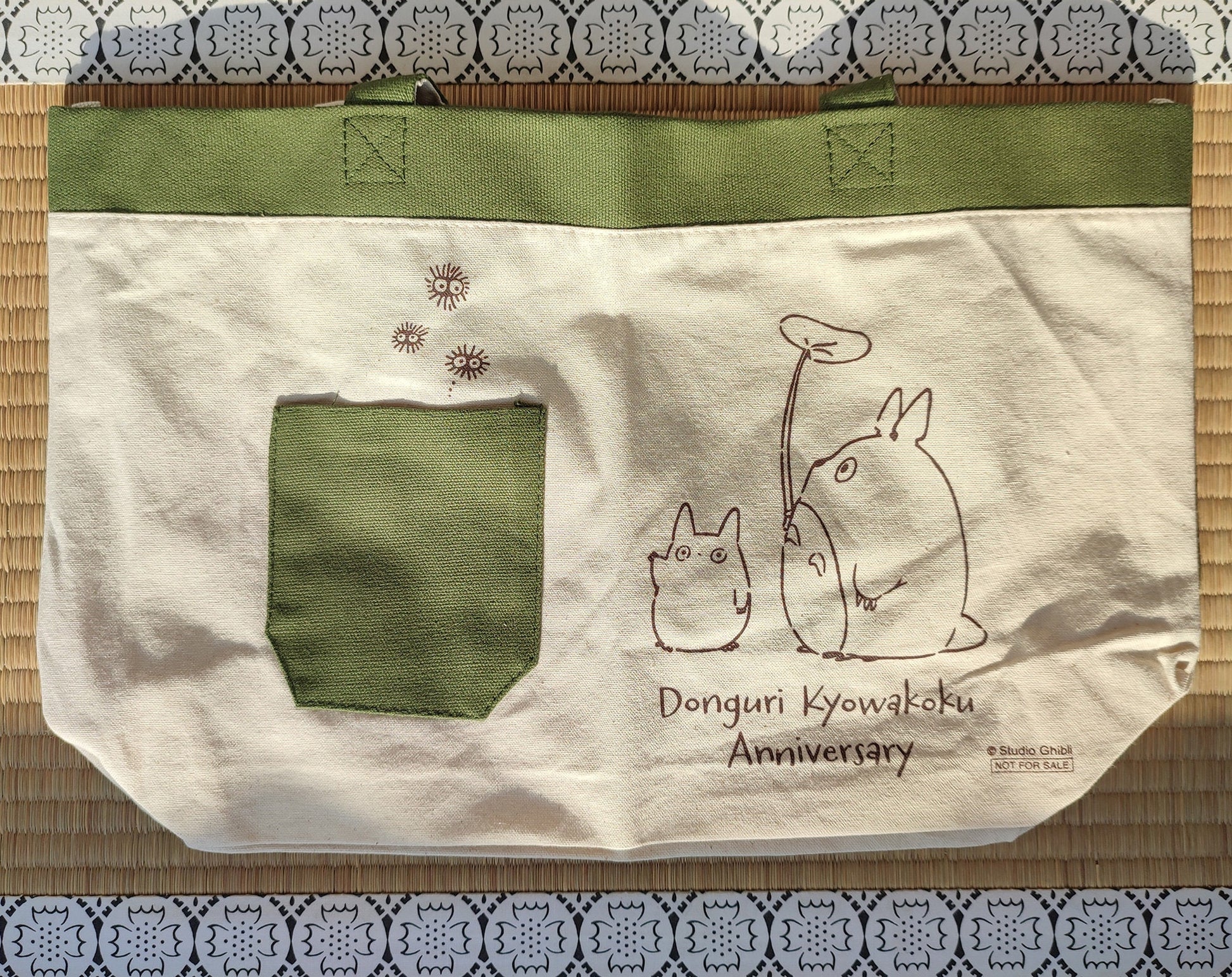 Original Studio Ghibli Totoro Handbag/Shopper • My Neighbor Totoro Tote/Purse/Pochette/Lunch bag/Sack/Hobo • Baron cat Anime Gift