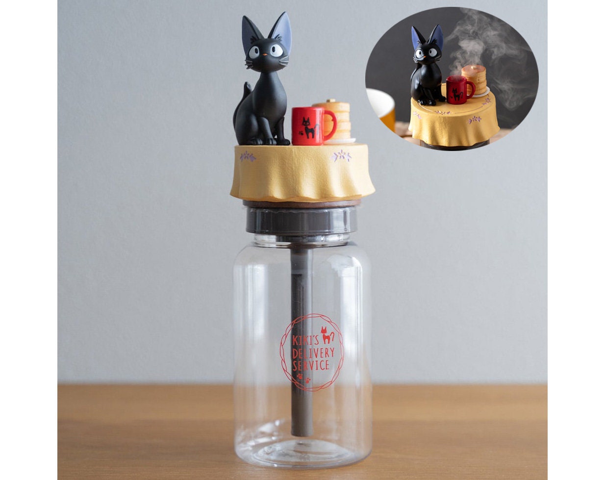 Original Ghibli Jiji Humidifier • Kikis Delivery Service Home Decor/Figure/Mister/Steamer/Figurine/Interior Replica • Studio Ghibli Gift