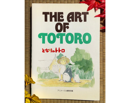 Vintage* Original Ghibli Totoro Artbook • My Neighbor Totoro Anime • Japanese Painting Art Book • Studio Ghibli Gift