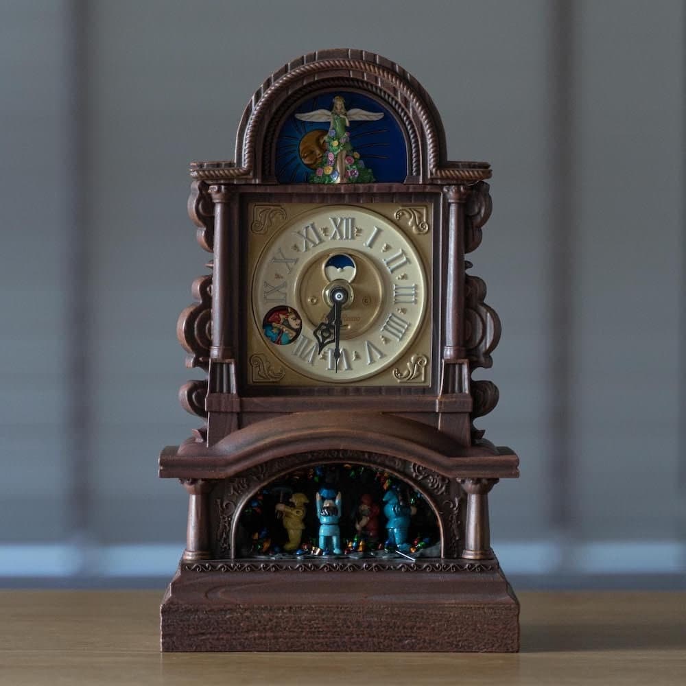 Original Ghibli Whisper of the Heart Table Clock • Dwarf King & Elf Queen Interior Decor/Figure/Figurine/Statue/Replica • Studio Ghibli Gift