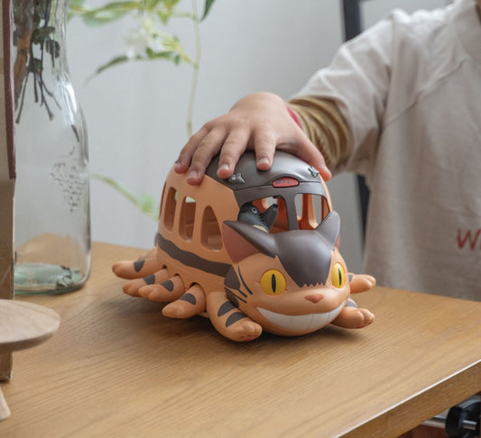 Original Ghibli Catbus Action Toy/Figure • My Neighbor Totoro Figurine/Statue/Replica/Interior Decor/Holder • Anime Studio Ghibli Gift