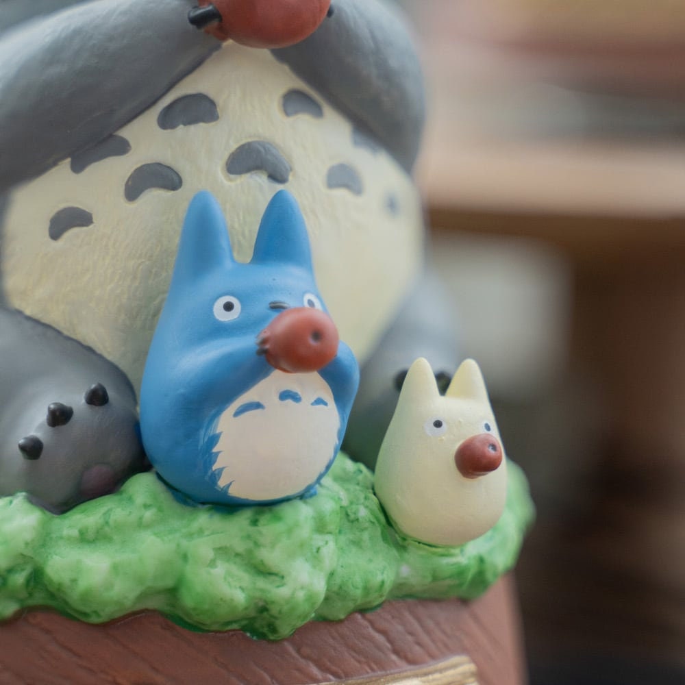 Original Ghibli Totoro Porcelain Music Box/Figure • My Neighbor Totoro Figurine/Statue/Replica/Interior Decor/Diorama • Studio Ghibli Gift