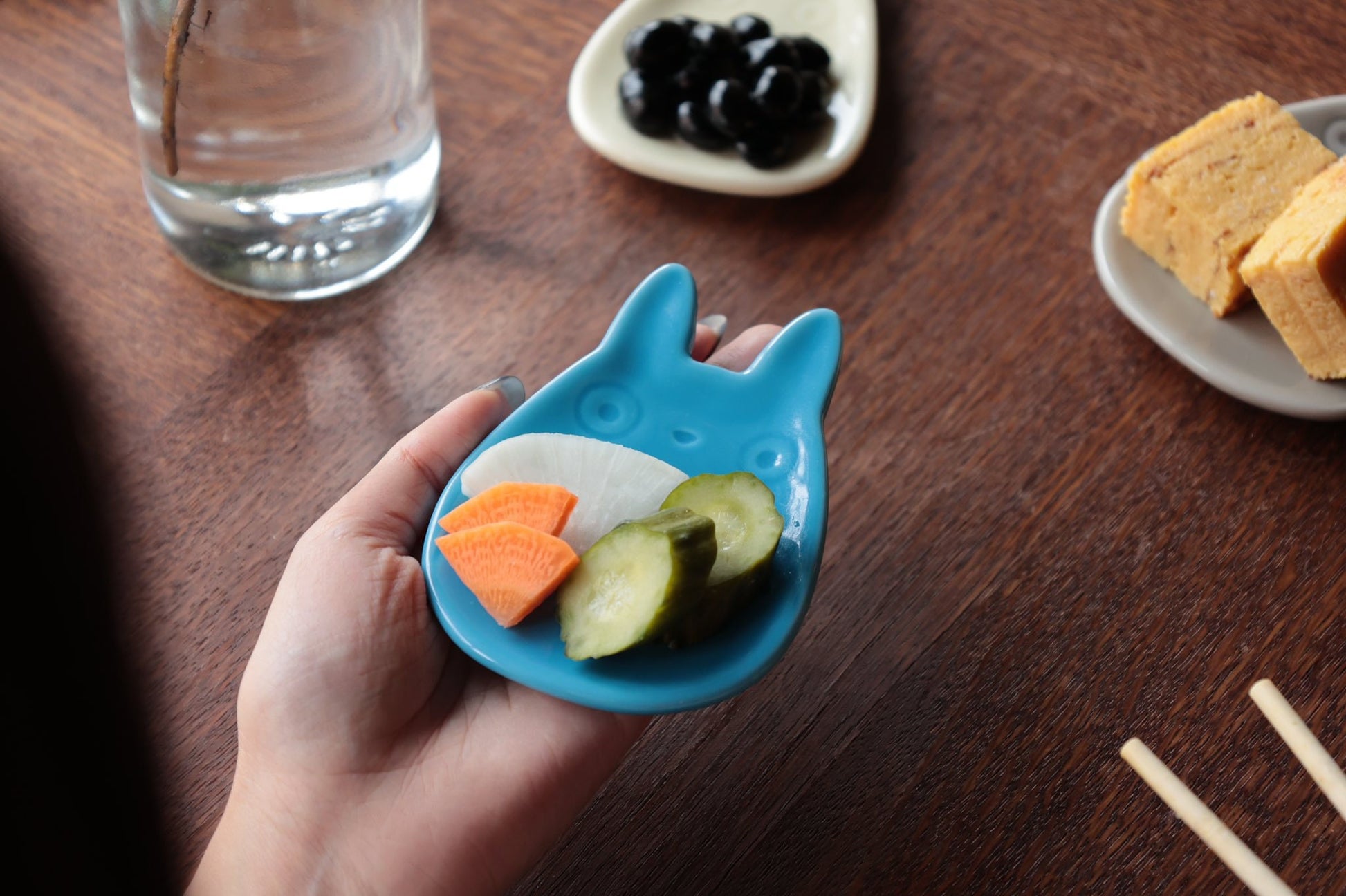 Original Ghibli Totoro Bean Plate Set of 3 • My Neighbor Totoro Side Dish/Snack/Crockery • Japanese Mamezara Tableware • Studio Ghibli Gift