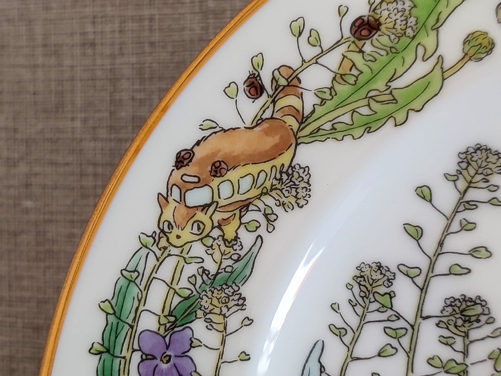 Vintage* Original Ghibli Totoro Plate 1998 Noritake • My Neighbor Totoro Dinner Plate • Japanese Tableware/Dinnerware • Studio Ghibli Gift