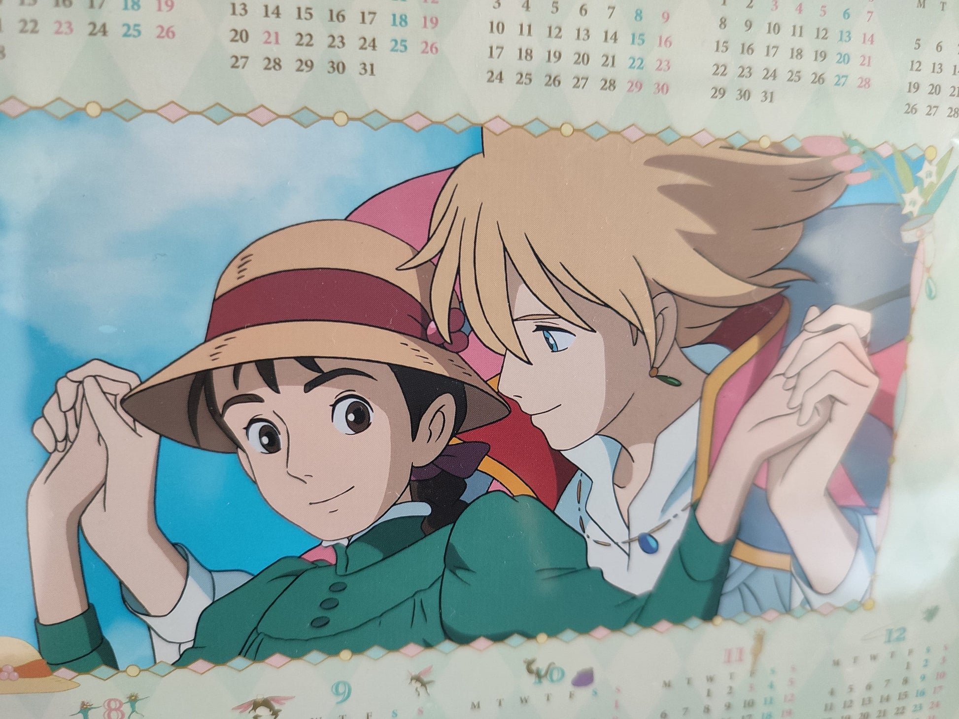 Exclusive* Original Ghibli Puzzle/Calendar 2023 • Howls Moving Castle Interior Home Decor/Wall Hanging • Studio Ghibli Gift • 1000 pieces