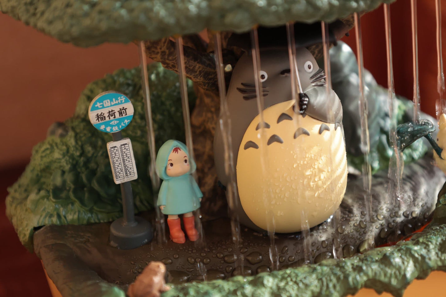 Original Ghibli Totoro Water Garden/Figure • My Neighbor Totoro Figurine/Statue/Replica/Home Decor/Interior Diorama • Studio Ghibli Gift