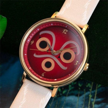 Original Ghibli Mononoke Wrist Watch • Princess Mononoke Watch/Clock • Japanese Anime Watches • Studio Ghibli Gift • Limited to 400