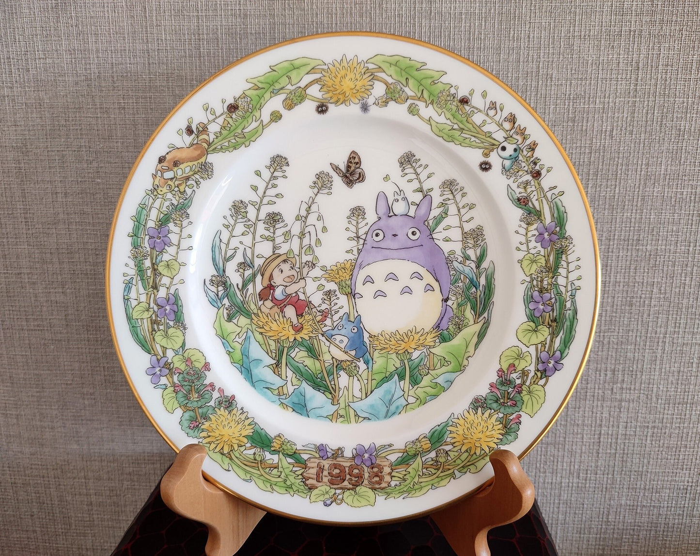 Vintage* Original Ghibli Totoro Plate 1998 Noritake • My Neighbor Totoro Dinner Plate • Japanese Tableware/Dinnerware • Studio Ghibli Gift