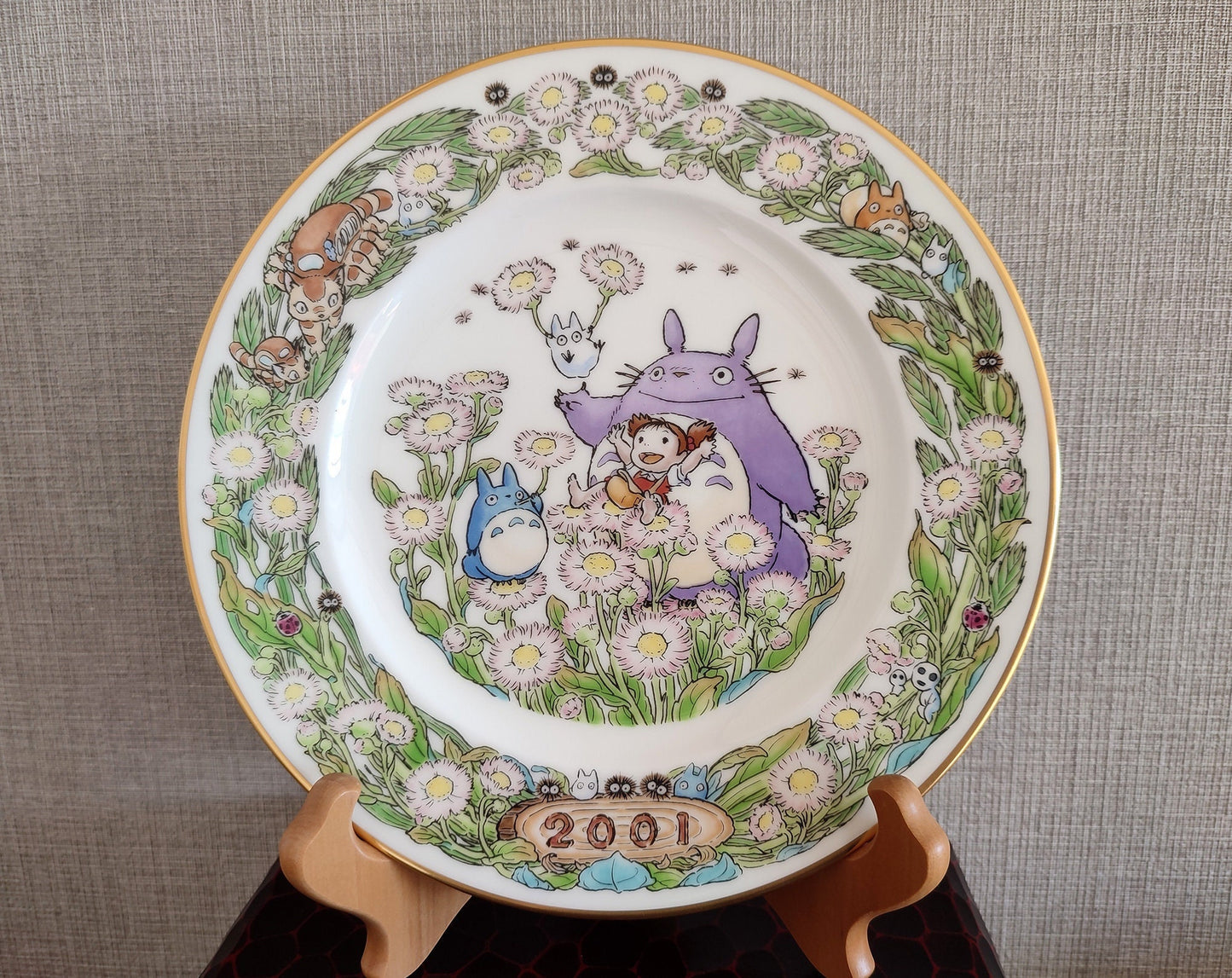 Vintage* Original Ghibli Totoro Plate 2001 Noritake • My Neighbor Totoro Dinner Plate • Japanese Tableware/Dinnerware • Studio Ghibli Gift