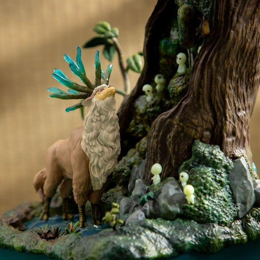 Original Ghibli Princess Mononoke Water Garden/Figure • Forest Spirit Figurine/Statue/Replica/Decor/Interior Diorama • Studio Ghibli Gift