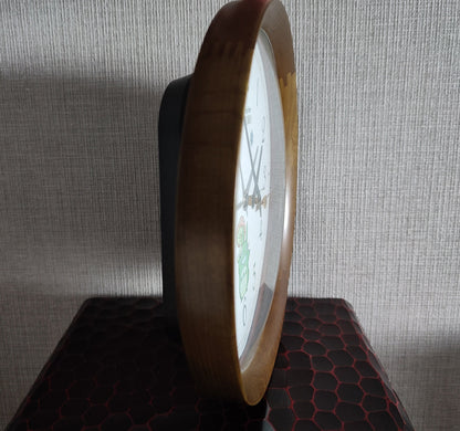 Original Ghibli Wooden Wall Clock • My Neighbor Totoro Wall Hanging / Home Decor Art / Interior Design • Studio Ghibli Gift