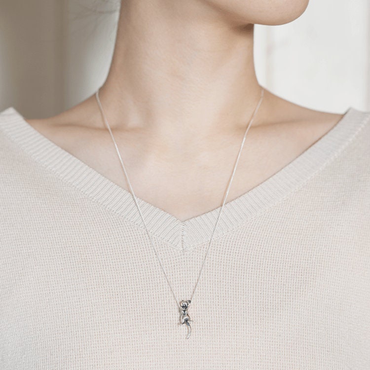 Exclusive* Original Ghibli Silver Necklace • Kikis Delivery Service Pendant with Chain • Japanese Anime Jewelry • Jiji Studio Ghibli Gift