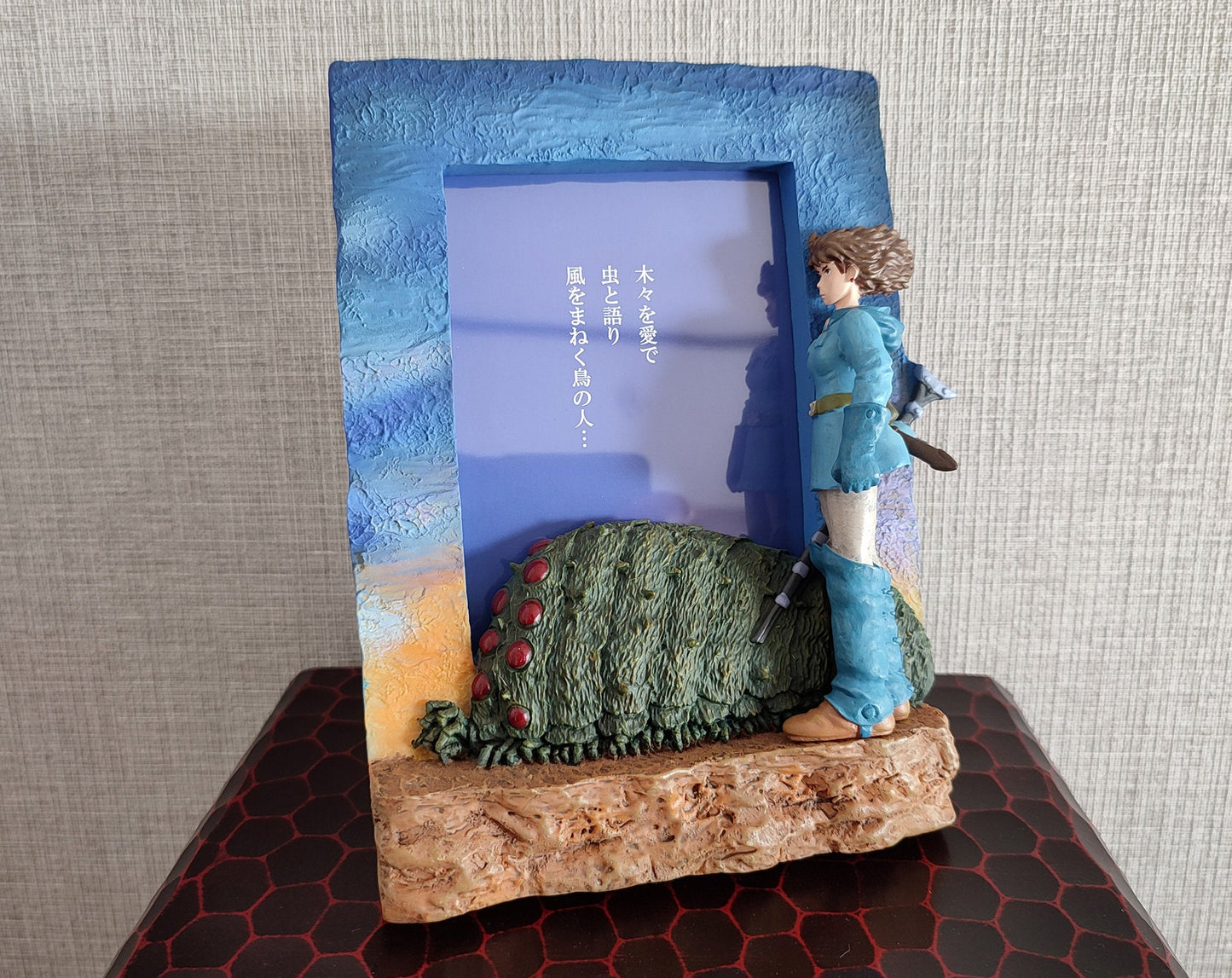 Vintage* Original Ghibli Nausicaa Photo Frame/Interior Diorama • Nausicaä of the Valley of the Wind Figure/Figurine/Replica/Home Decor Gift