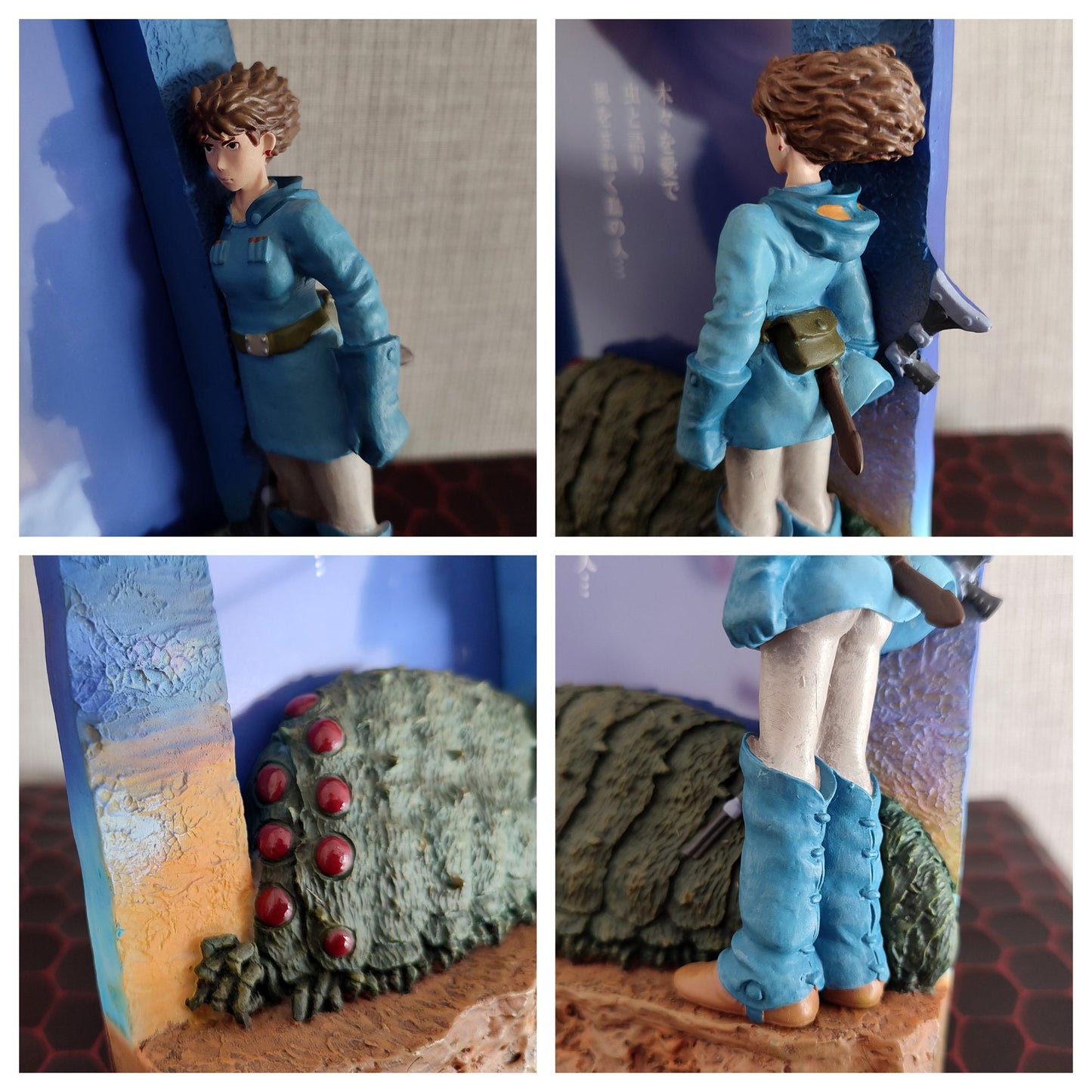 Vintage* Original Ghibli Nausicaa Photo Frame/Interior Diorama • Nausicaä of the Valley of the Wind Figure/Figurine/Replica/Home Decor Gift