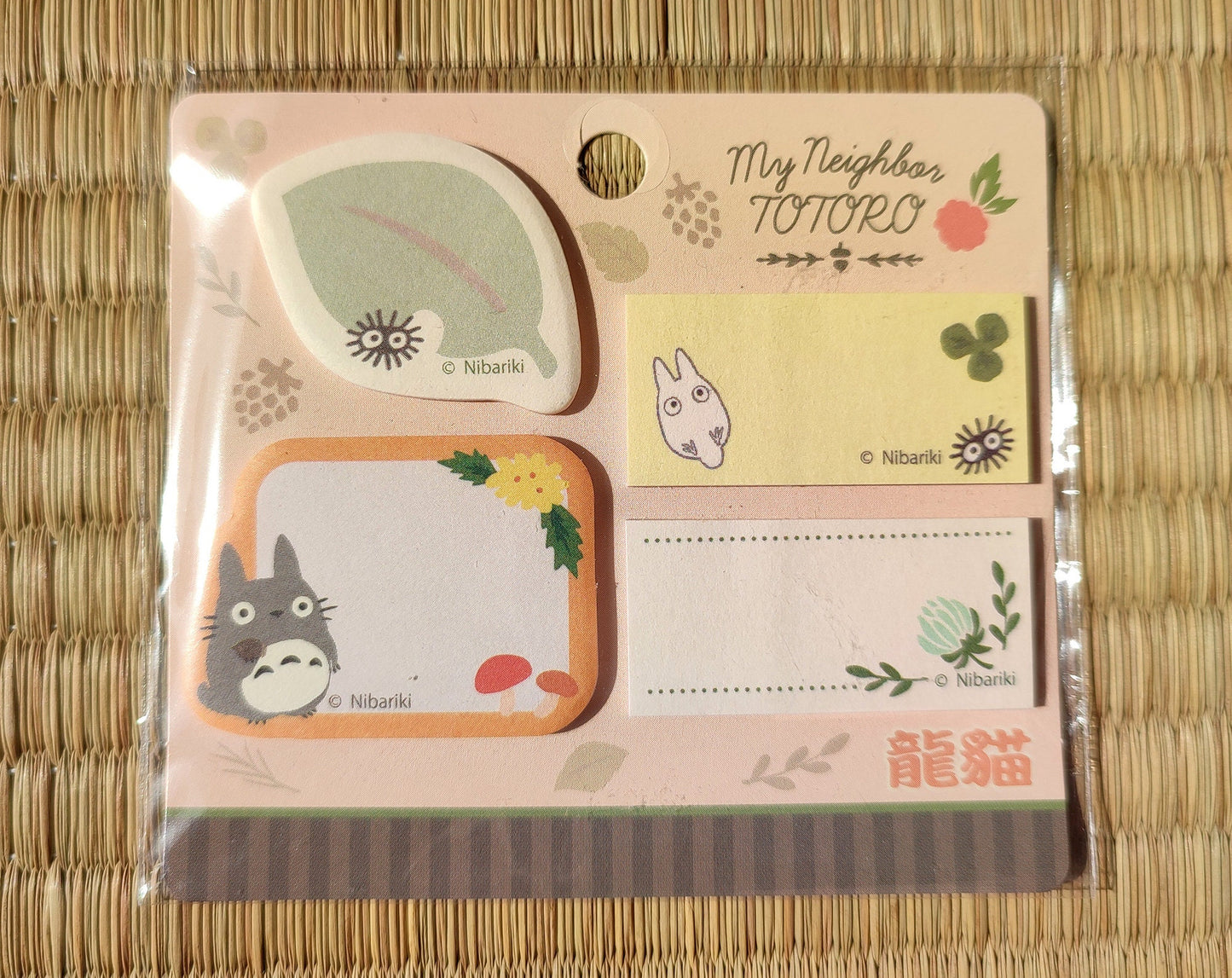 Vintage* Original Ghibli Totoro Stationery Set • My Neighbor Totoro Memo Pad/Message Card/Stickers Set • Anime Studio Ghibli Gift