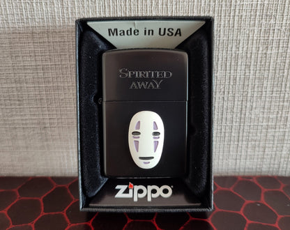 Original Ghibli No Face ZIPPO Lighter • Kaonashi Figurine/Replica/Home Decor • Spirited Away Anime Studio Ghibli