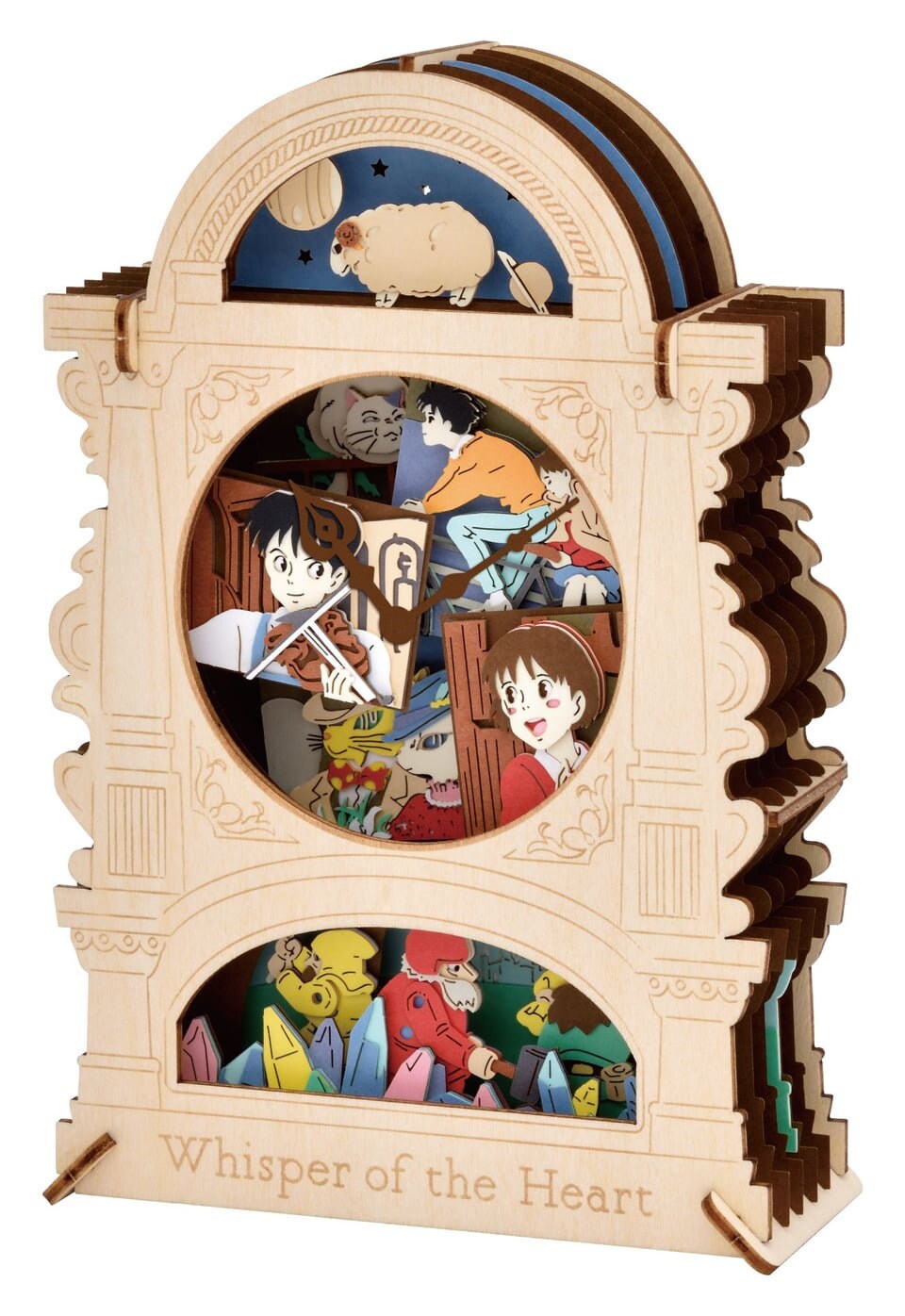 Original Ghibli Wooden Paper Theater/Puzzle • Whisper of the Heart Paper Craft/Interior Diorama/Home Decor • Anime Scene Studio Ghibli Gift