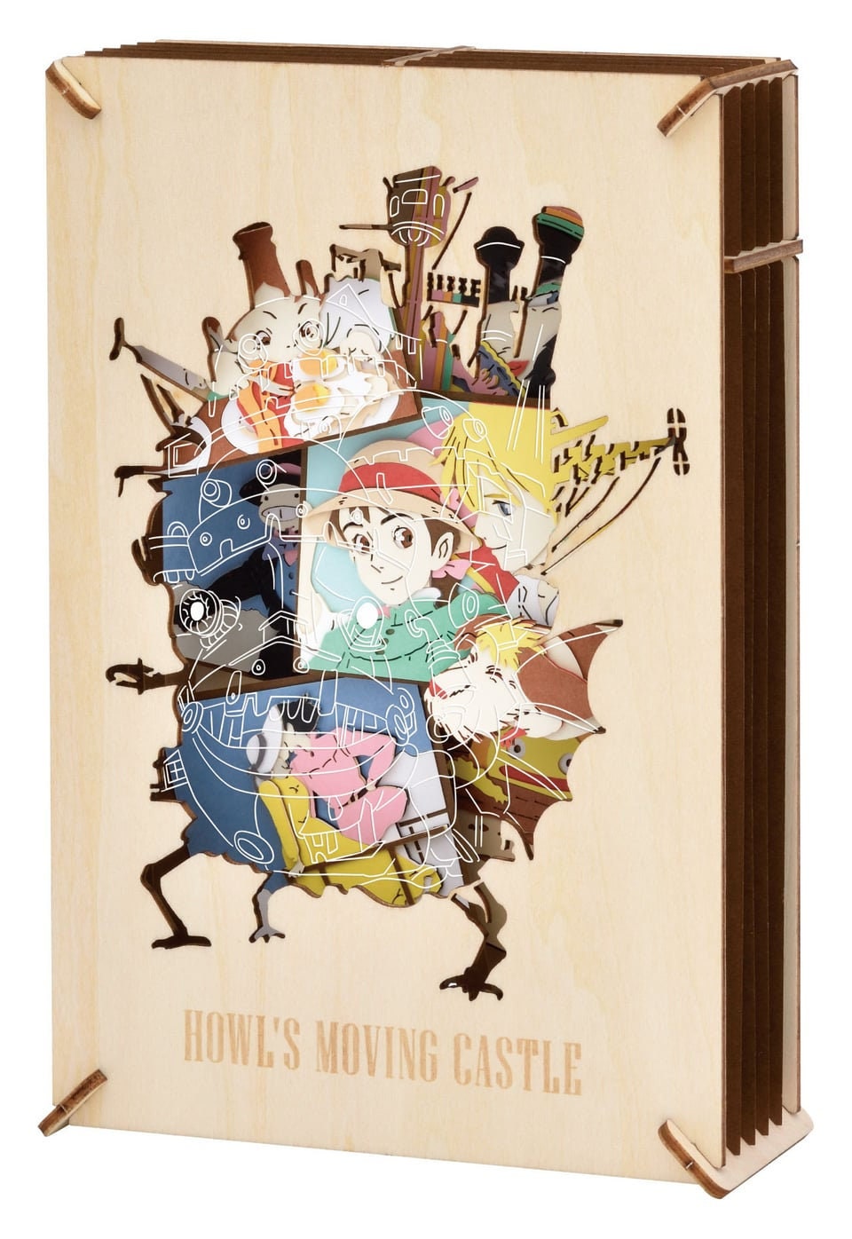 Original Ghibli Wooden Paper Theater/Puzzle • Howls Moving Castle Paper Craft/Interior Diorama/Home Decor • Anime Scene • Studio Ghibli Gift