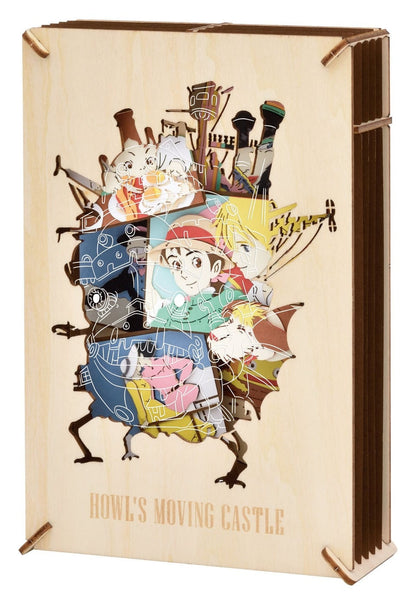 Original Ghibli Wooden Paper Theater/Puzzle • Howls Moving Castle Paper Craft/Interior Diorama/Home Decor • Anime Scene • Studio Ghibli Gift