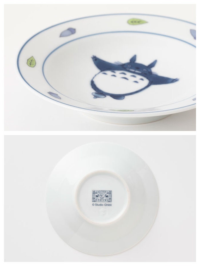 Original Ghibli Handmade Dish/Display Tray • My Neighbor Totoro Decorative Plate/Home Decor • Japanese Porcelain• Studio Ghibli Gift