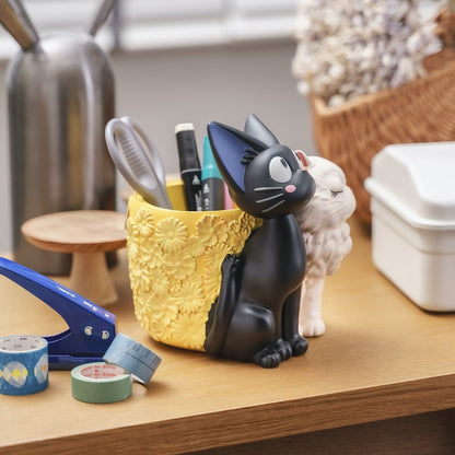 Original Ghibli Jiji Planter Cover/Diorama • Kikis Delivery Service Pot/Vase/Holder/Replica/Home Interior Decor • Studio Ghibli Gift