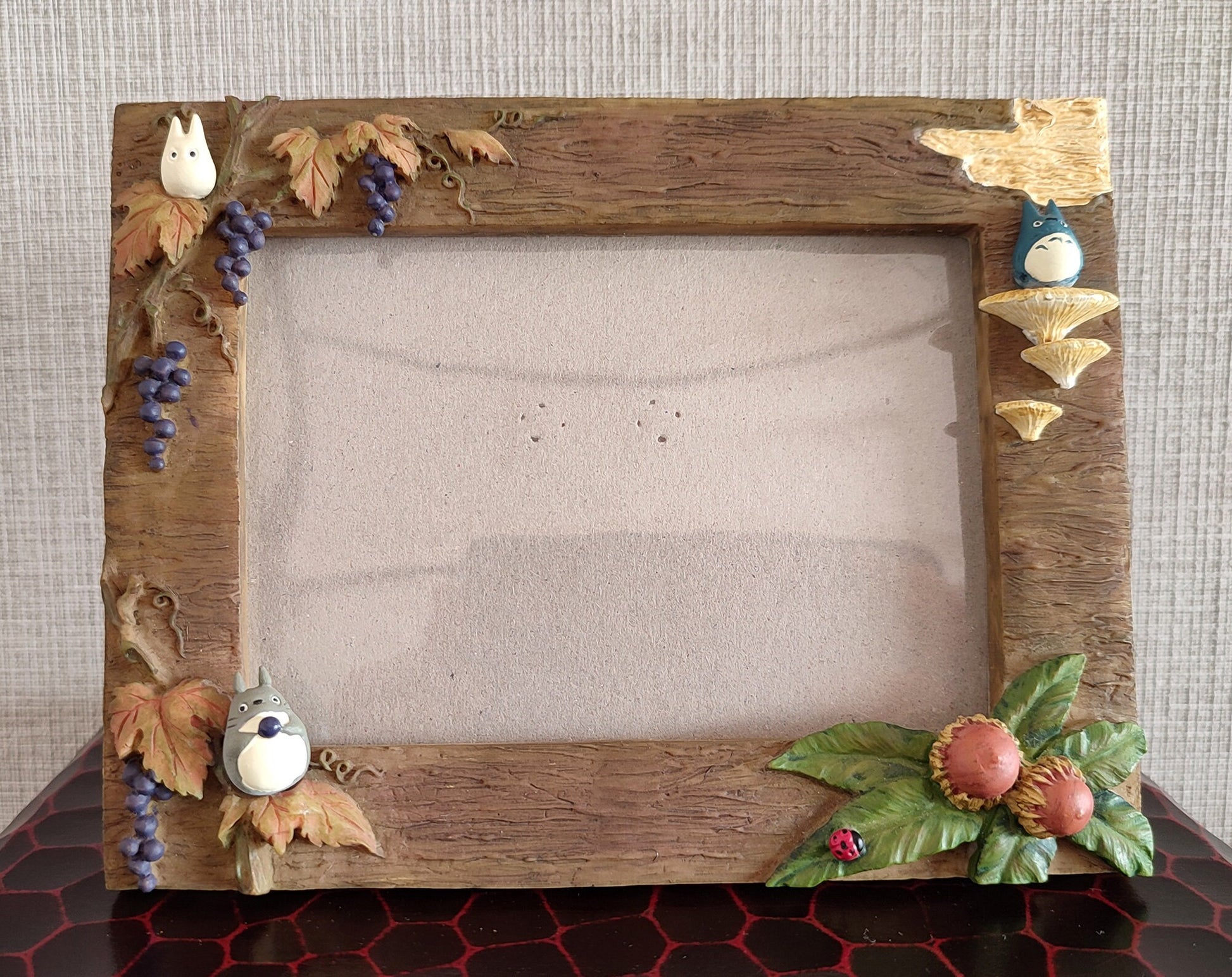 Vintage* Original Ghibli Totoro Photo Frame/Wall Hanging • My Neighbor Totoro Figure/Interior Diorama/Home Decor • Studio Ghibli Gift