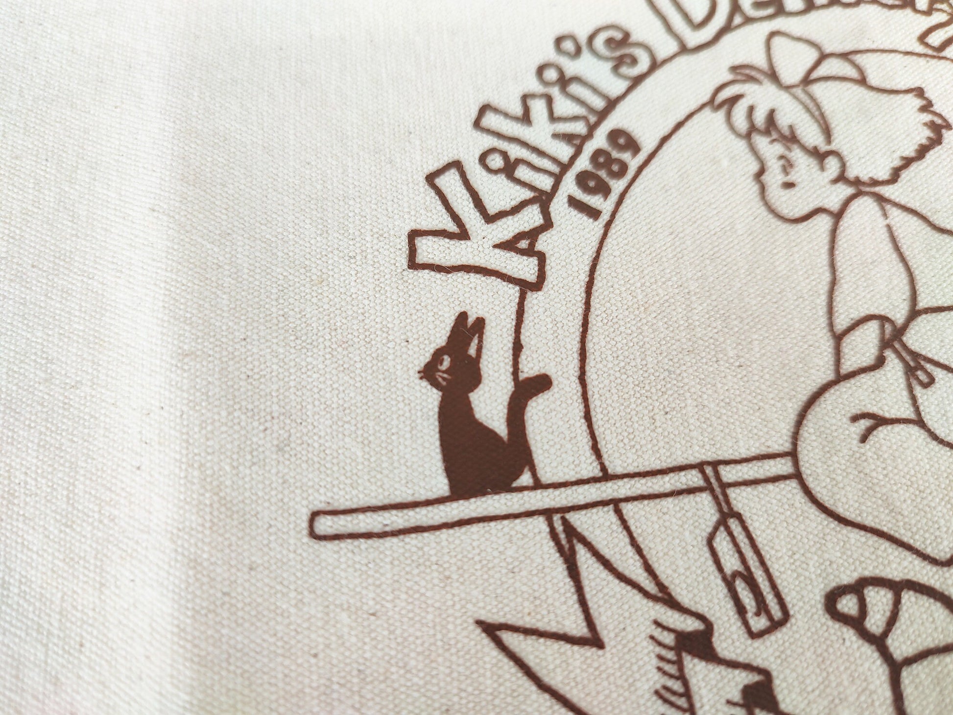 Original Ghibli Kiki Tote/Shoulder Bag • Kikis Delivery Service Shopping Bag/Shopper/Holdall/Large Handbag/Eco Bag • Jiji Studio Ghibli Gift