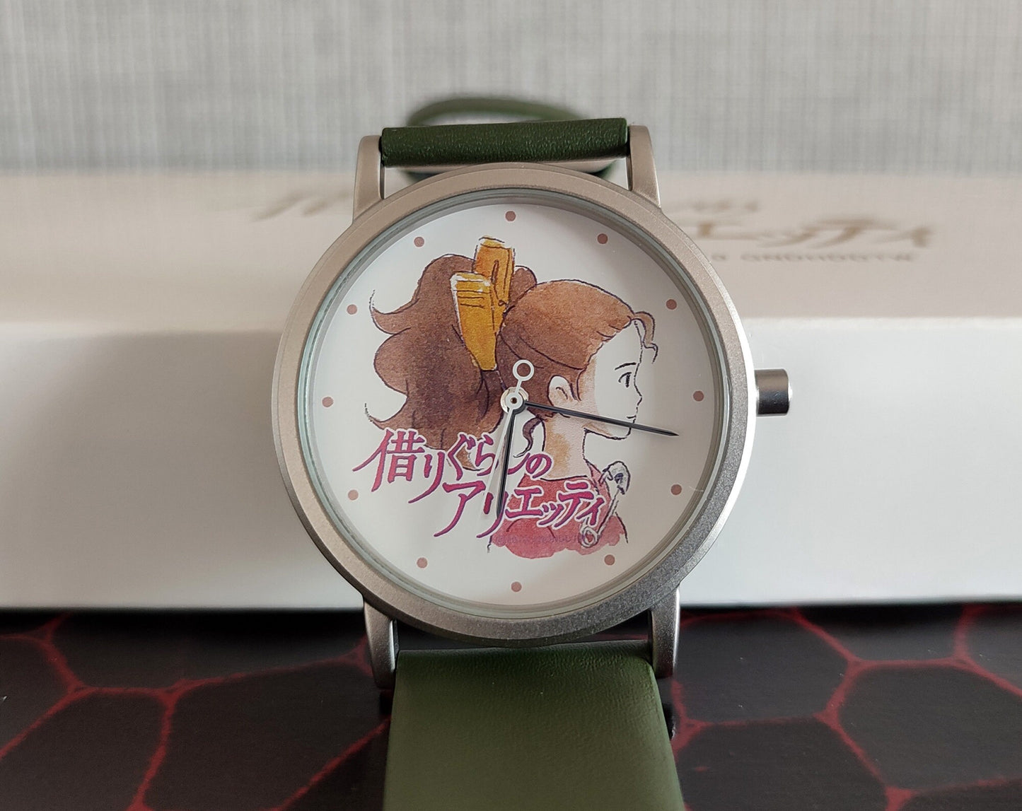 Vintage* Original Ghibli Arrietty Wrist Watch • Arrietty the Borrower Watch/Clock • Rare Japanese Anime Watches • Studio Ghibli Gift