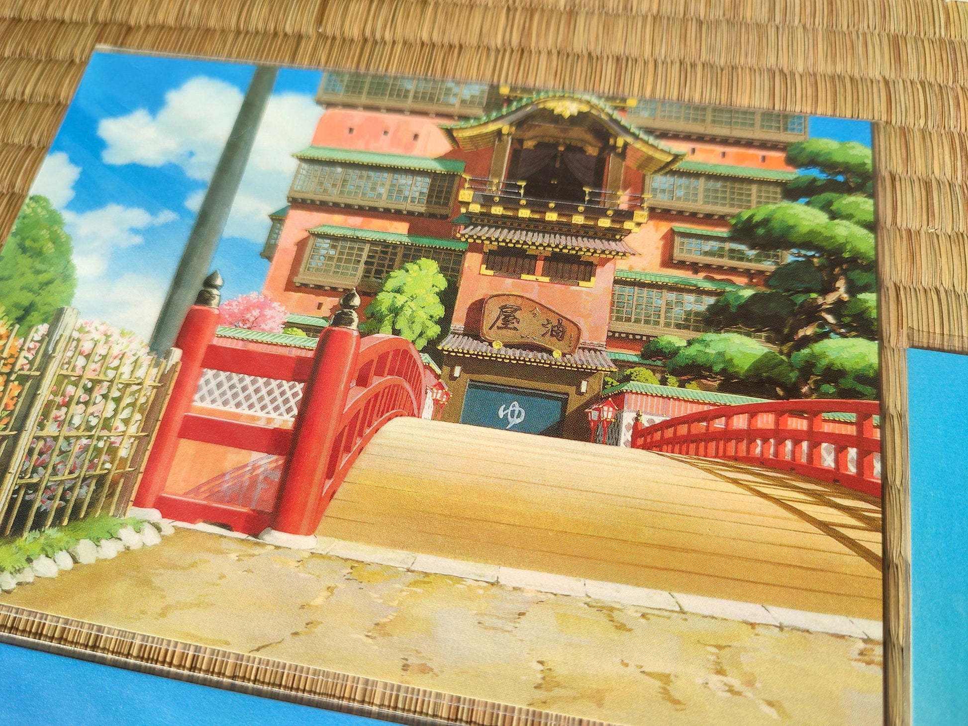 Vintage* Original Ghibli Museum Postcard • Spirited Away Background Artwork • Oga Kazuo Painting • Studio Ghibli Gift