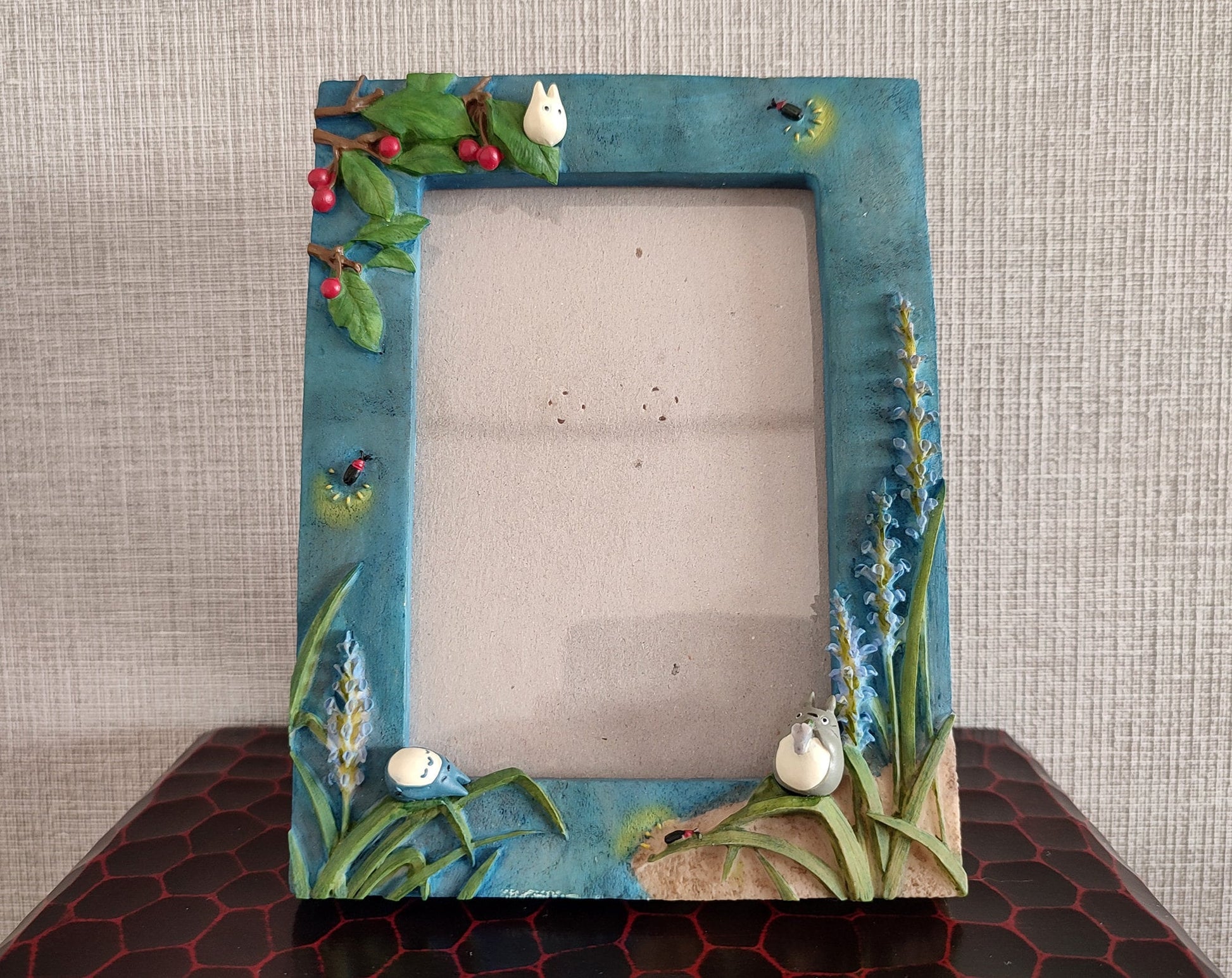 Vintage* Original Ghibli Totoro Photo Frame/Wall Hanging • My Neighbor Totoro Figure/Interior Diorama/Home Decor • Studio Ghibli Gift