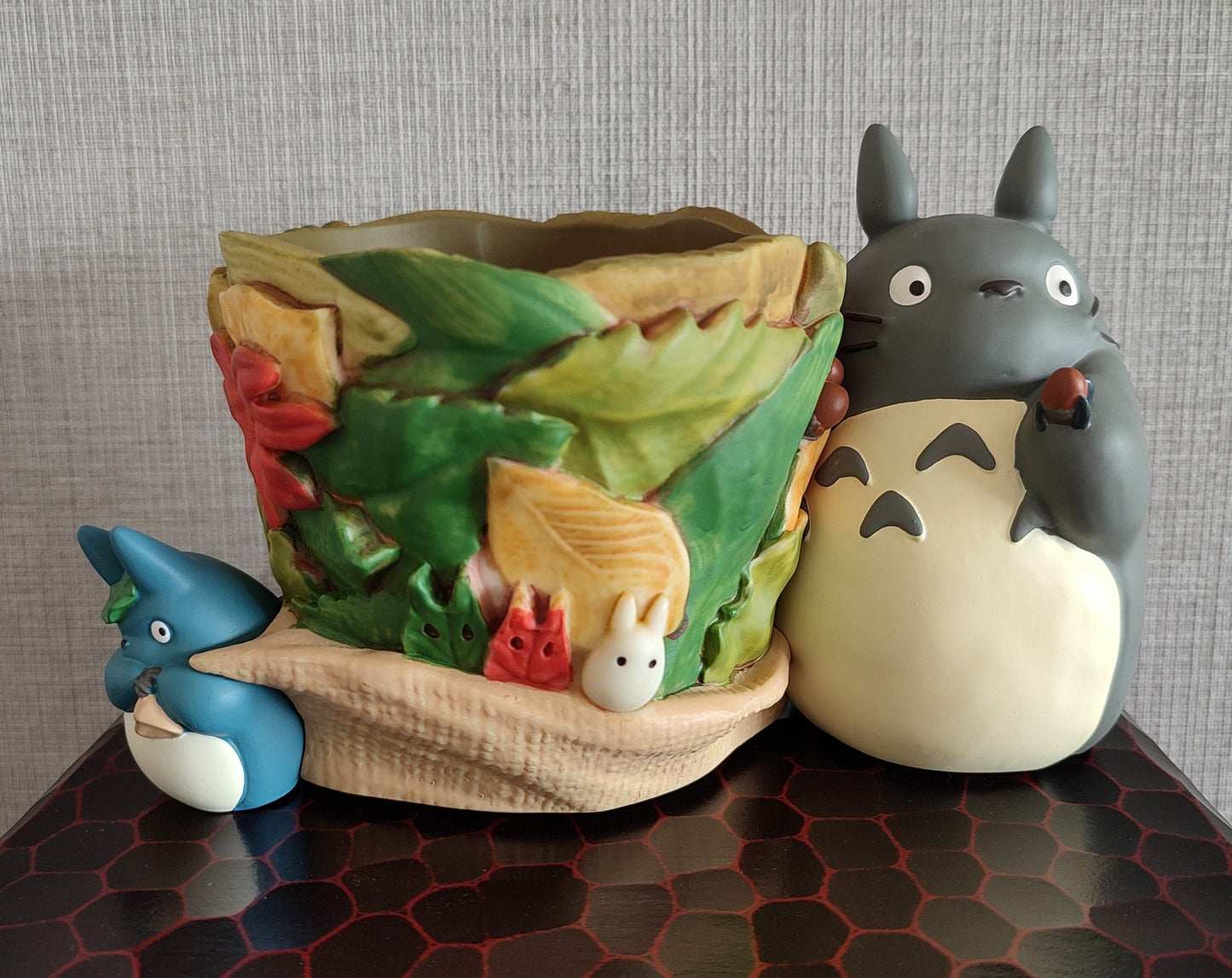 Original Studio Ghibli Totoro Planter Cover/Diorama • My Neighbor Totoro Pot/Vase/Holder/Replica/Home Interior Decor • Studio Ghibli Gift