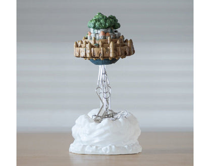 Original Ghibli Laputa Figure/Clip Holder • Castle in the Sky Figurine/Statue/Replica/Home Decor/Interior Diorama • Studio Ghibli Gift