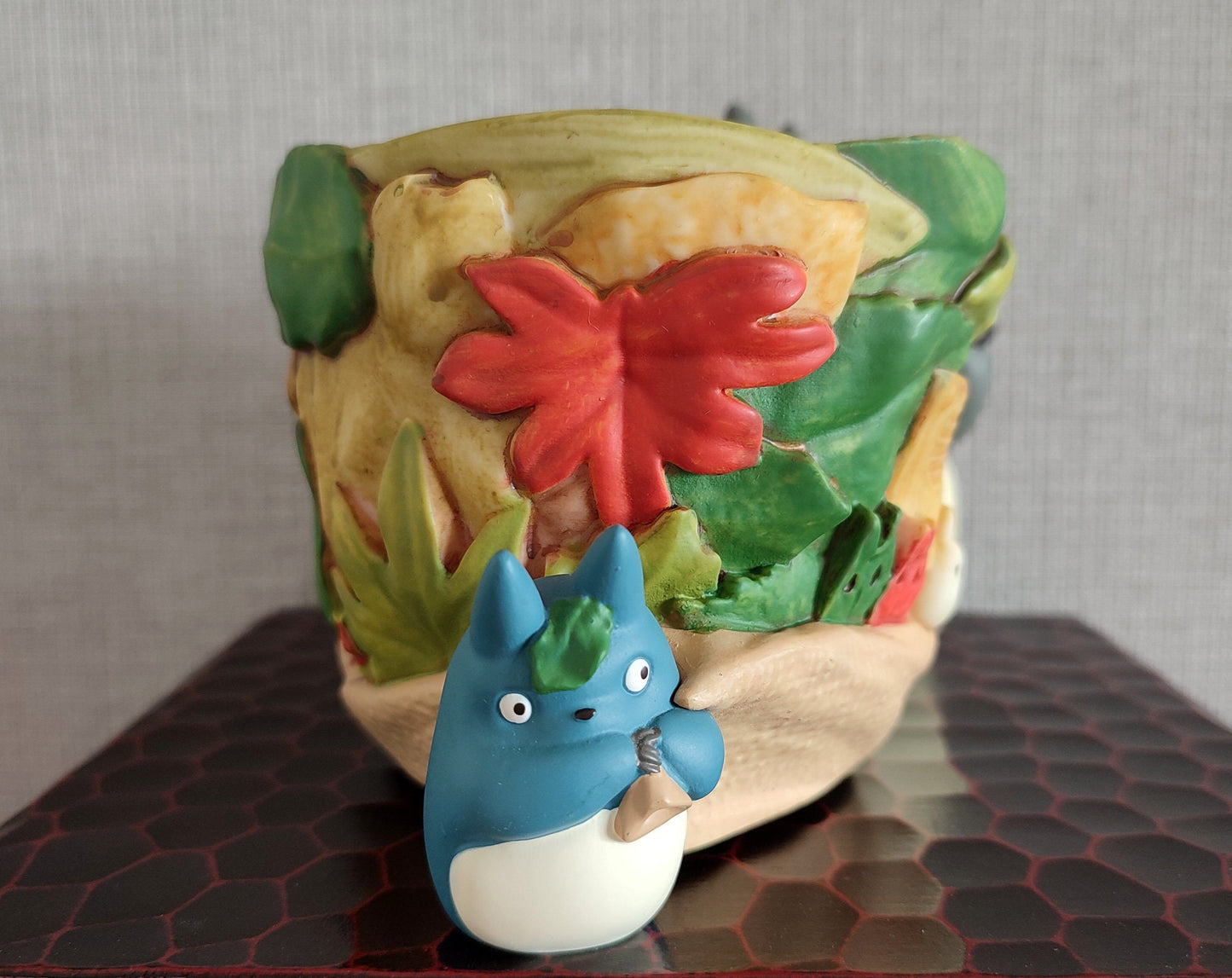 Original Studio Ghibli Totoro Planter Cover/Diorama • My Neighbor Totoro Pot/Vase/Holder/Replica/Home Interior Decor • Studio Ghibli Gift