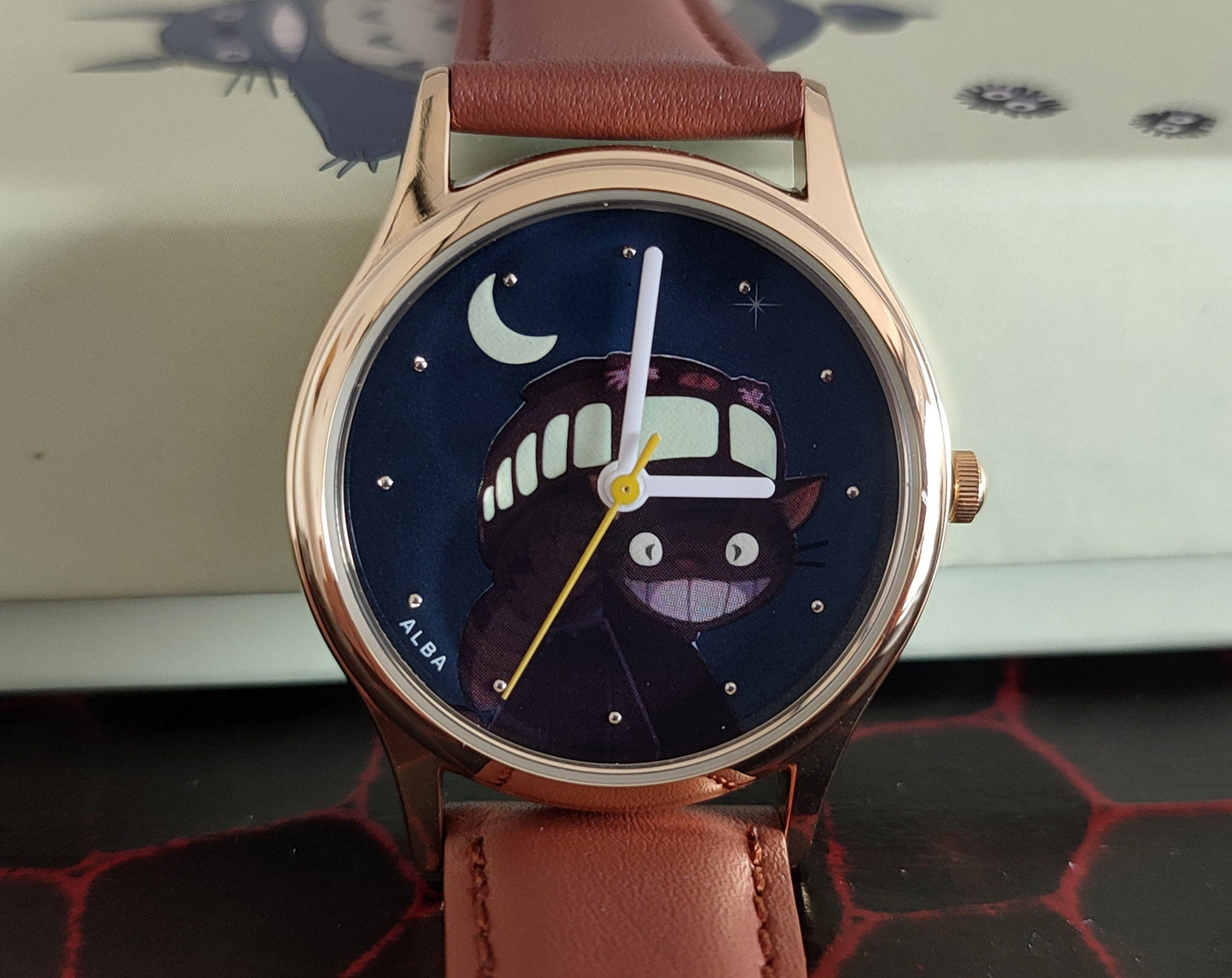 Original Ghibli Catbus Wrist Watch • My Neighbor Totoro Japanese Clock • Anime Watches for Men/Women • Water Resistant • Studio Ghibli Gift