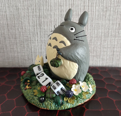 Vintage* Original Ghibli Perpetual Dice Calendar • My Neighbor Totoro Figure/Figurine/Statue/Replica/Home Decor/Interior Diorama Gift