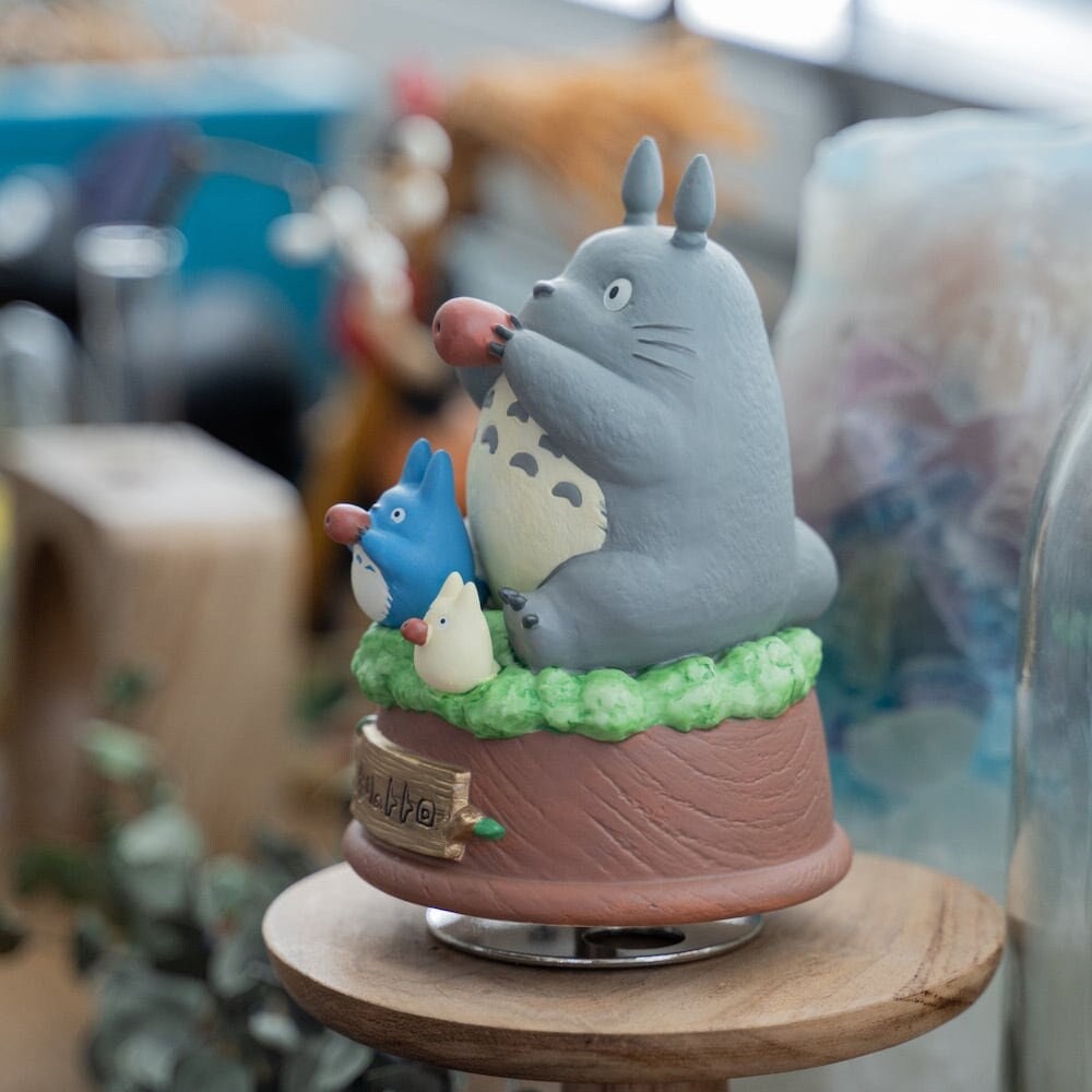 Original Ghibli Totoro Porcelain Music Box/Figure • My Neighbor Totoro Figurine/Statue/Replica/Interior Decor/Diorama • Studio Ghibli Gift