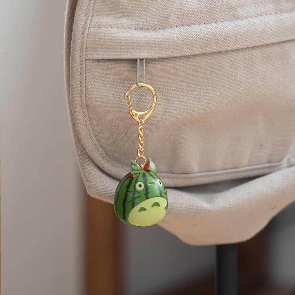 Original Ghibli Studio Totoro Strap/Bag Charm • My Neighbor Totoro Keychain • Anime Watermelon Fruit Summer Gift