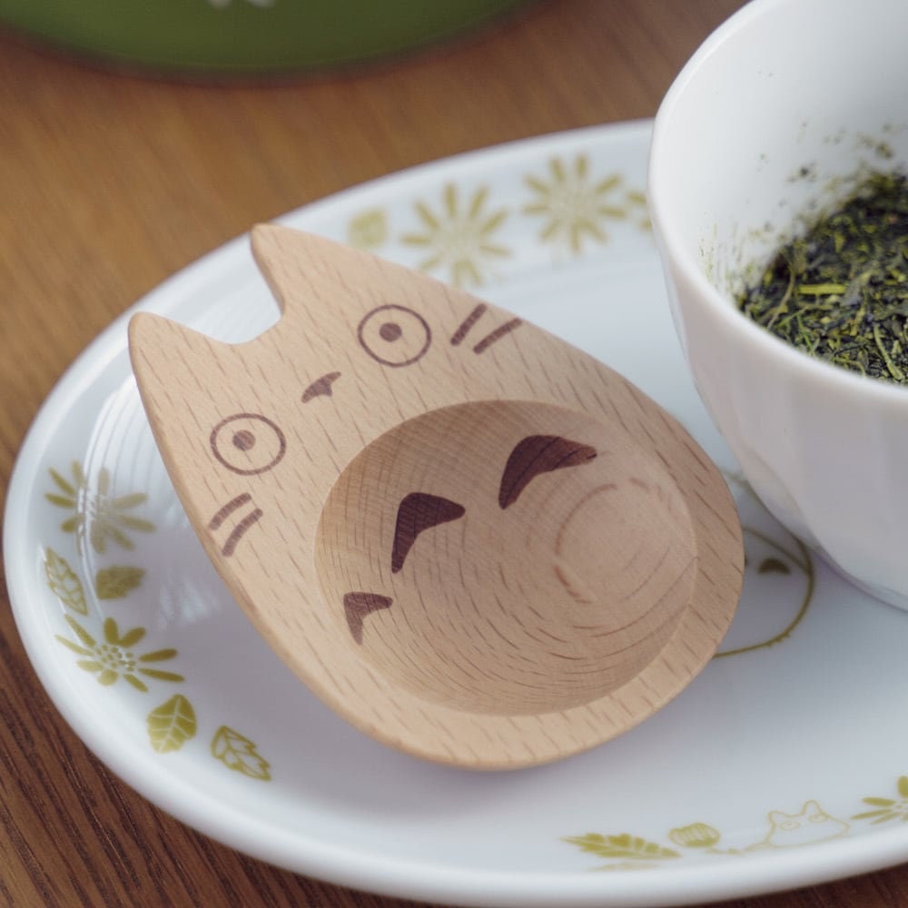 Original Ghibli Totoro Wooden Tea/Coffee/Seasoning Spoon • My Neighbor Totoro Green Tea Accessory • Japanese Tableware • Studio Ghibli Gift