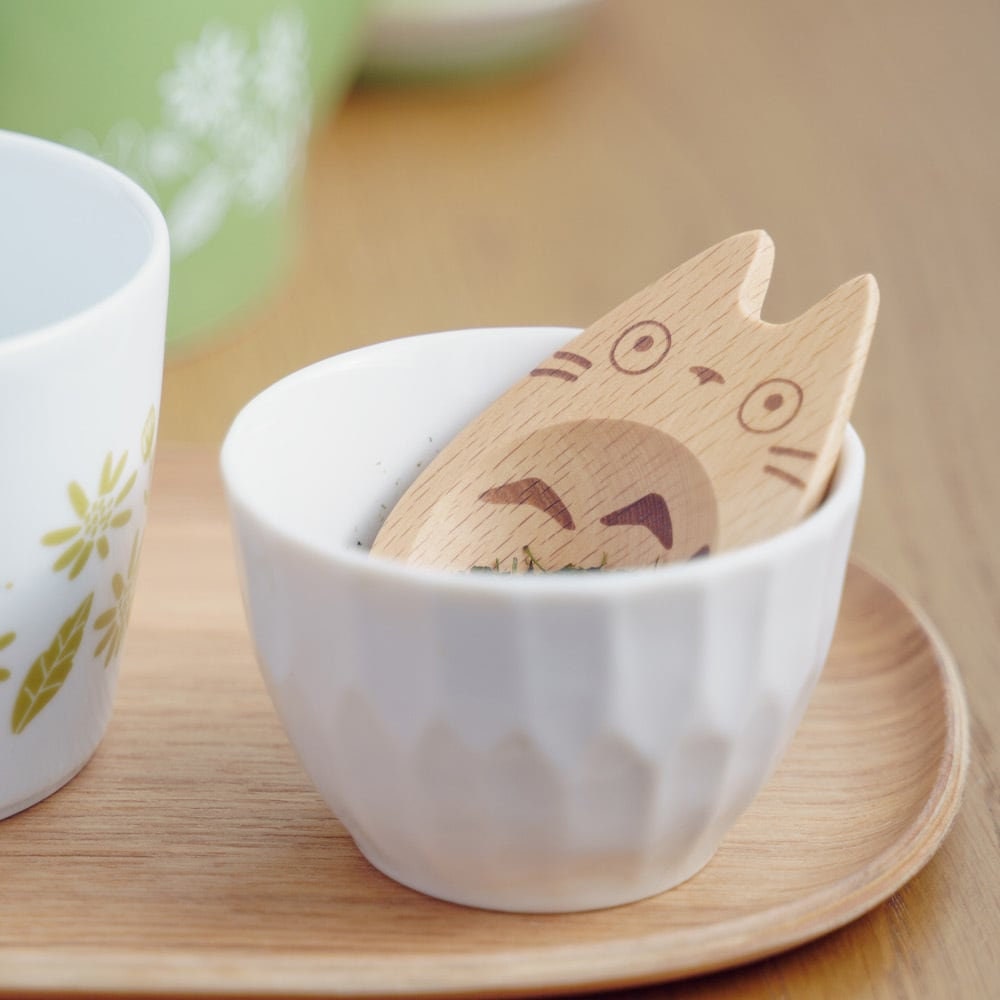 Original Ghibli Totoro Wooden Tea/Coffee/Seasoning Spoon • My Neighbor Totoro Green Tea Accessory • Japanese Tableware • Studio Ghibli Gift