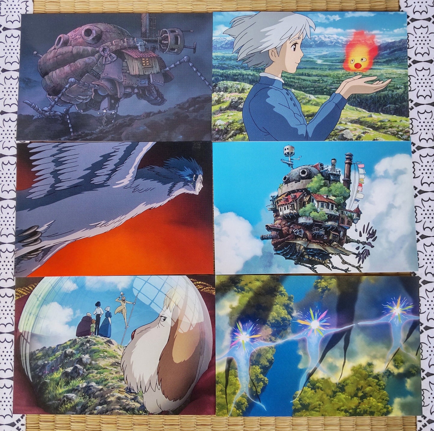 Vintage* Original Ghibli Studio Howl Postcard • Howl's Moving Castle Message card/Writing letter • Japanese Anime Stationery