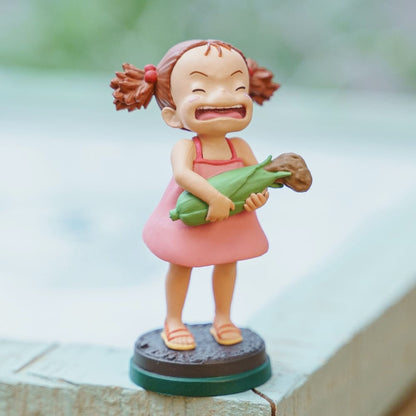 Original Ghibli Mei-chan Figure (Set of 6) • My Neighbor Totoro Figurine/Statue/Home Decor/Interior Diorama • Anime Studio Ghibli Gift