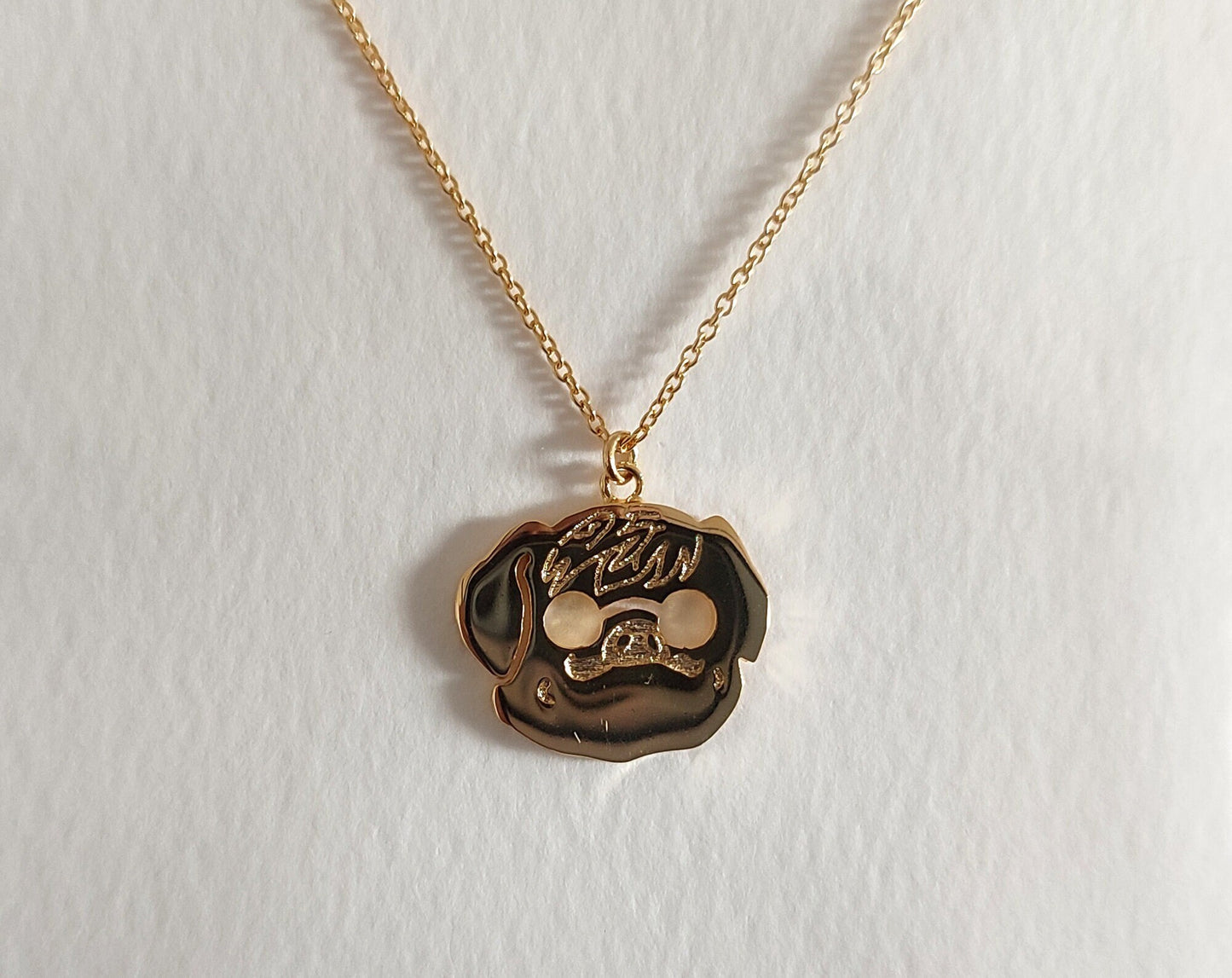 Original Ghibli Porco Rosso Brass Necklace • Crimson Pig Jewelry/Pendant/Chain • Studio Ghibli Gift