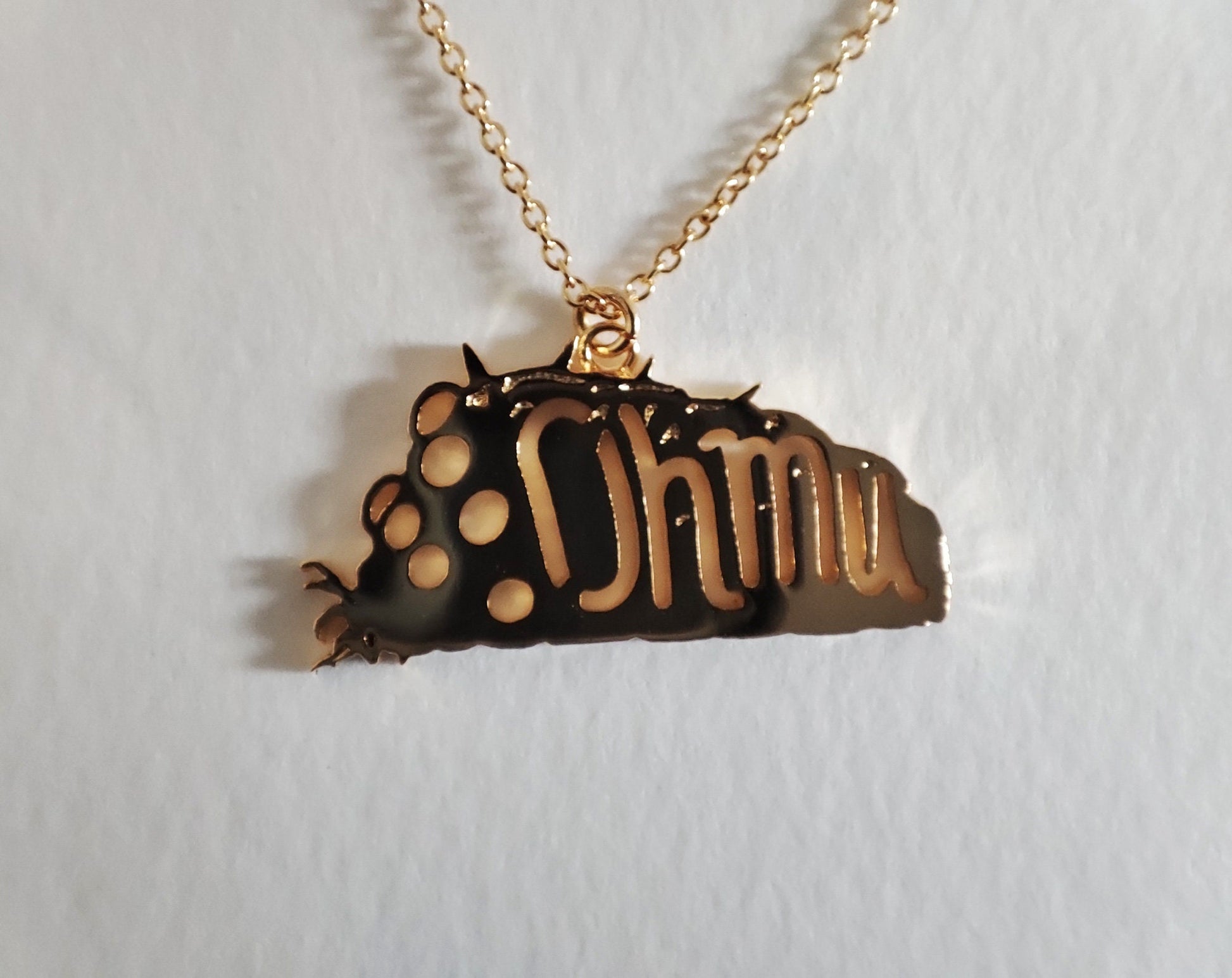 Original Ghibli Ohmu Brass Necklace • Nausicaa of the Valley of the Wind Jewelry/Pendant/Chain • King Bug • Anime Studio Ghibli Gift