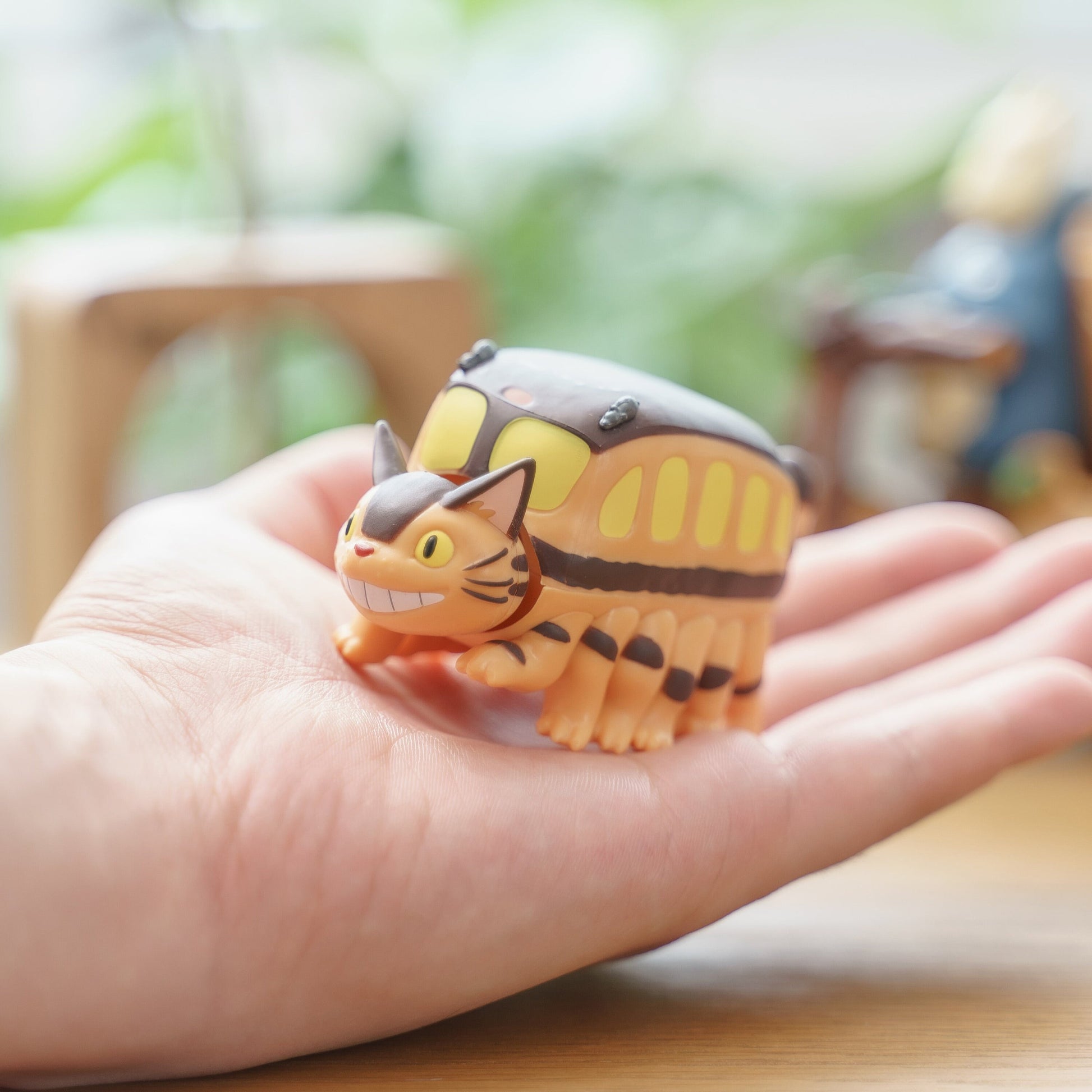 Original Ghibli Catbus Swaying Figure • My Neighbor Totoro Figurine/Toy/Miniature/Home Design/Car Decor • Anime Studio Ghibli Gift