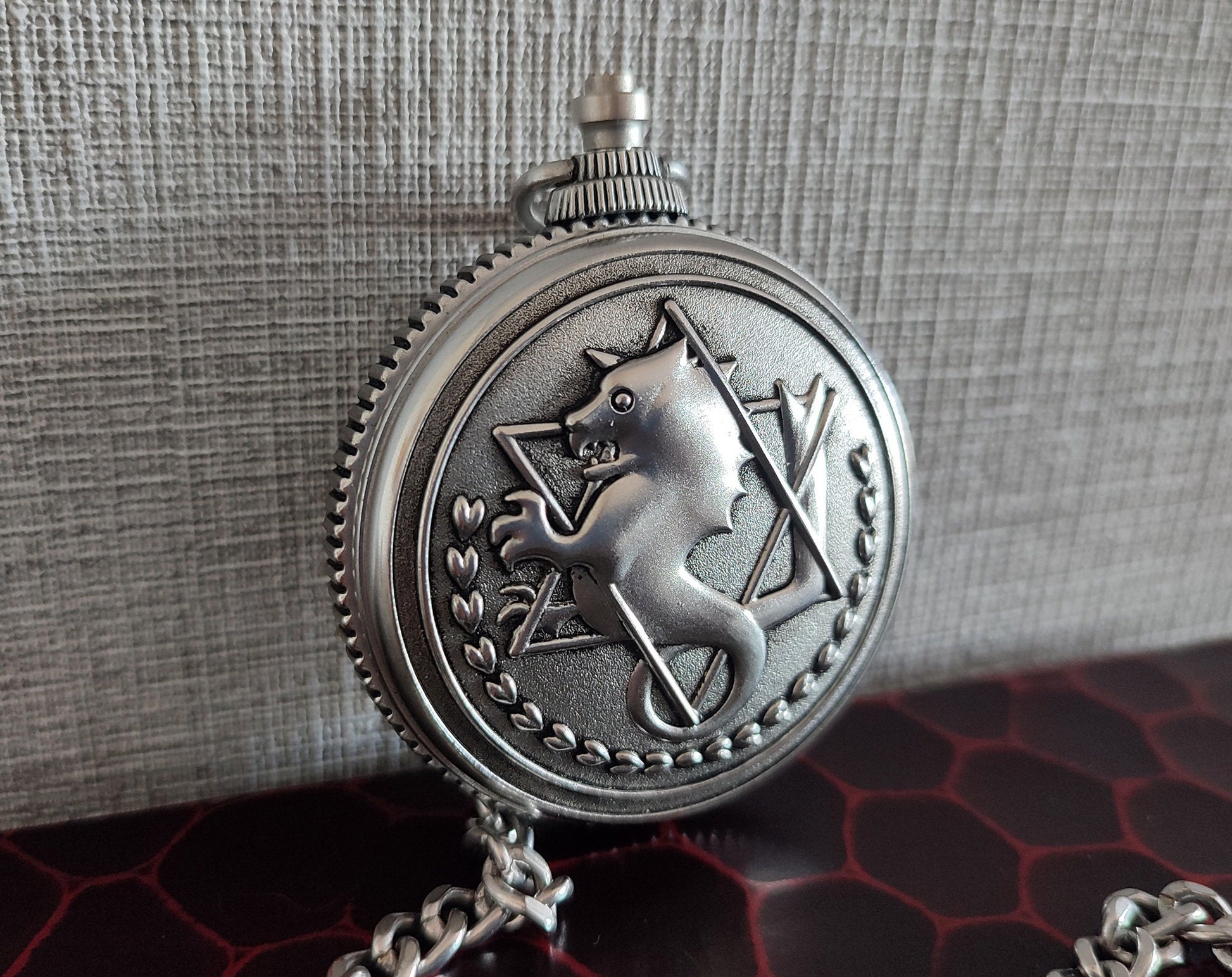 Original Fullmetal Alchemist Pocket Watch • Japanese Anime Watches/Clock • Hiromu Arakawa Manga • Steampunk Gift