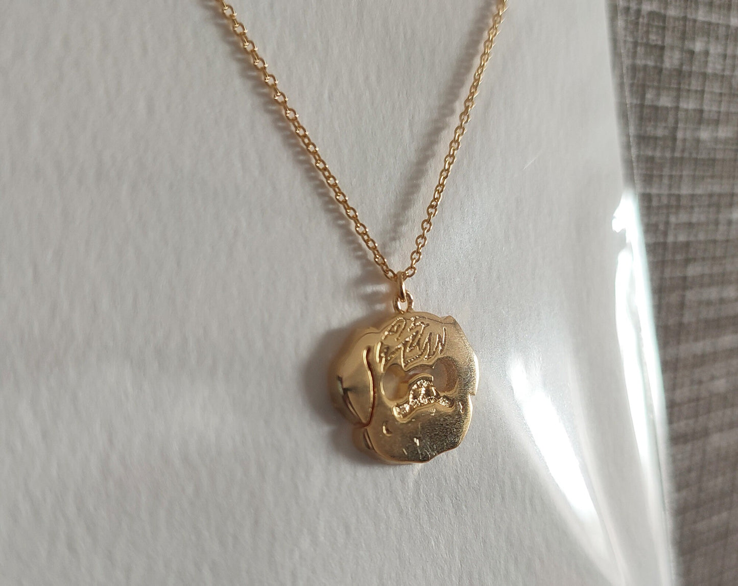 Original Ghibli Porco Rosso Brass Necklace • Crimson Pig Jewelry/Pendant/Chain • Studio Ghibli Gift