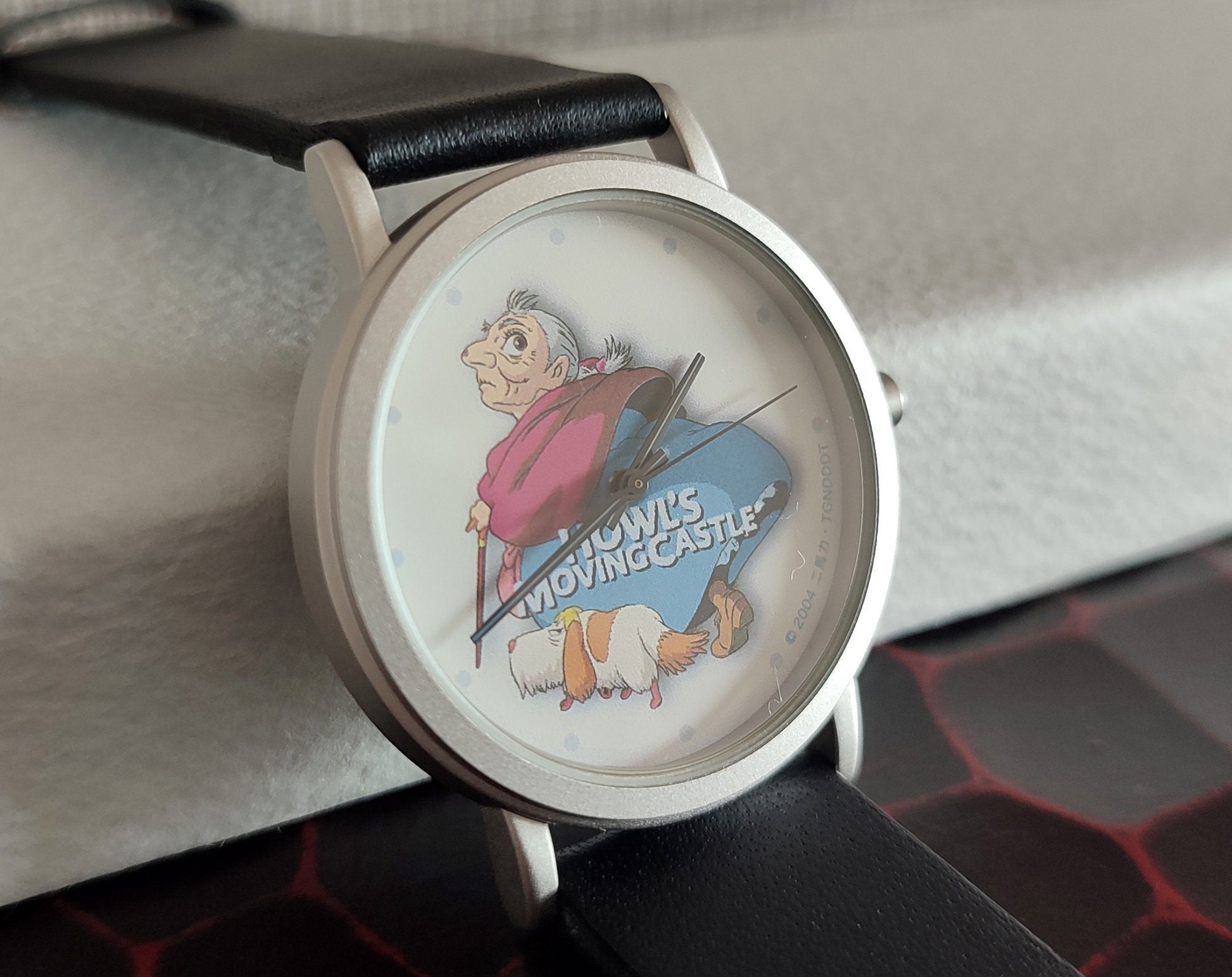 Vintage* Original Ghibli Howl Wrist Watch • Howls Moving Castle Watch/Clock • Rare Japanese Anime Watches • Studio Ghibli Gift