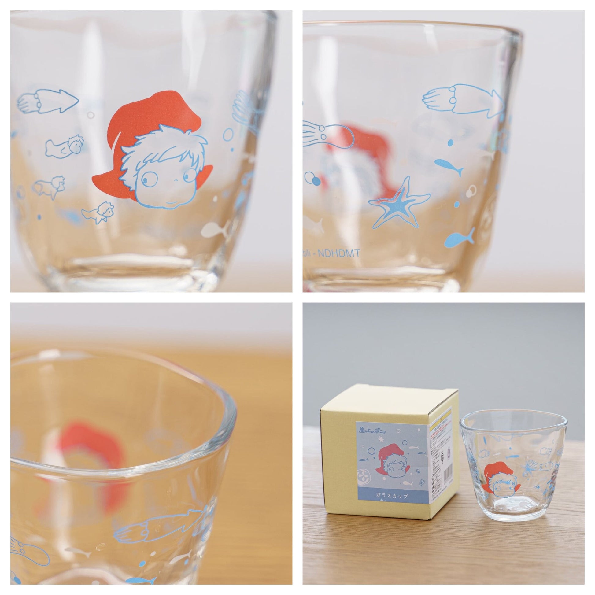 Original Ghibli Totoro, Ponyo Glass/Cup • My Neighbor Totoro, Ponyo on the Cliff Japanese Tableware/Glassware • Anime Studio Ghibli Gift